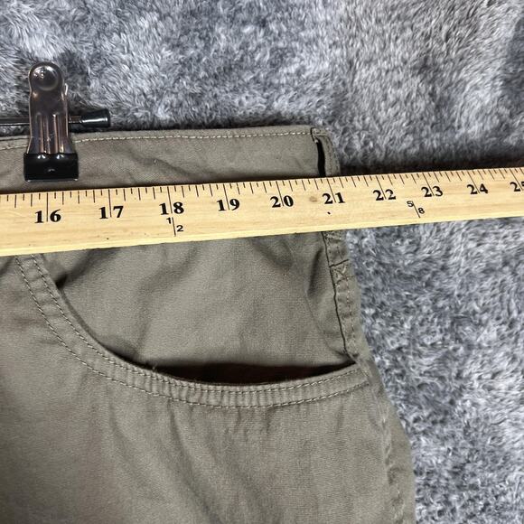 Noble Outfitters Shorts Womens 22 Khaki Utility Workwear Stretch Cargo Pockets - Picture 2 of 9